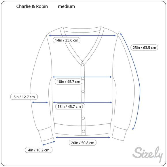 Charlie & Robin Anthropologie Sweater Medium Womens Long Sleeve Button Front Bei - Picture 2 of 9